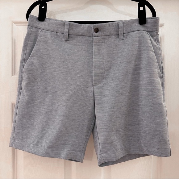 Callaway Golf Opti Dri Stretch Charcoal Flat Front Golf Shorts Blue Gray Size 34 - Picture 1 of 4